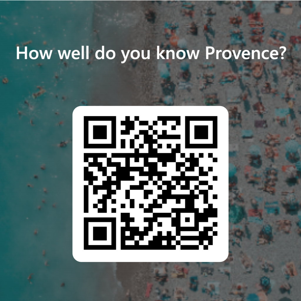 How well do you know Provence? quiz QR code